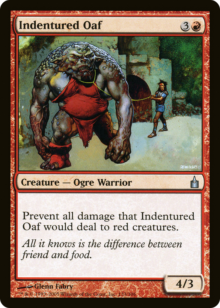 Magic: The Gathering - Indentured Oaf - Ravnica: City of Guilds