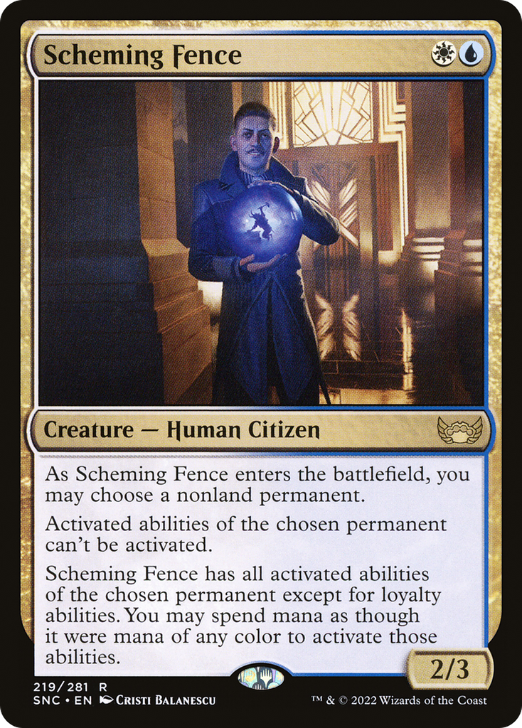 Magic: The Gathering - Scheming Fence - Streets of New Capenna