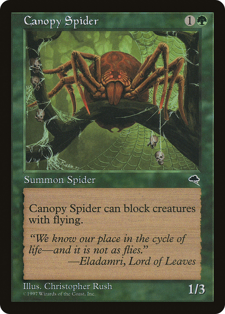 Magic: The Gathering - Canopy Spider - Tempest