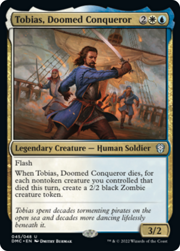 Magic: The Gathering - Tobias, Doomed Conqueror - Dominaria United Commander