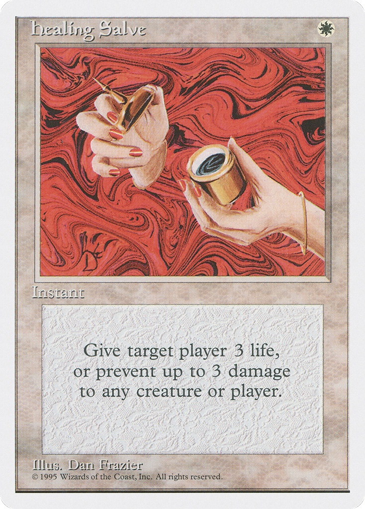 Magic: The Gathering - Healing Salve - Fourth Edition