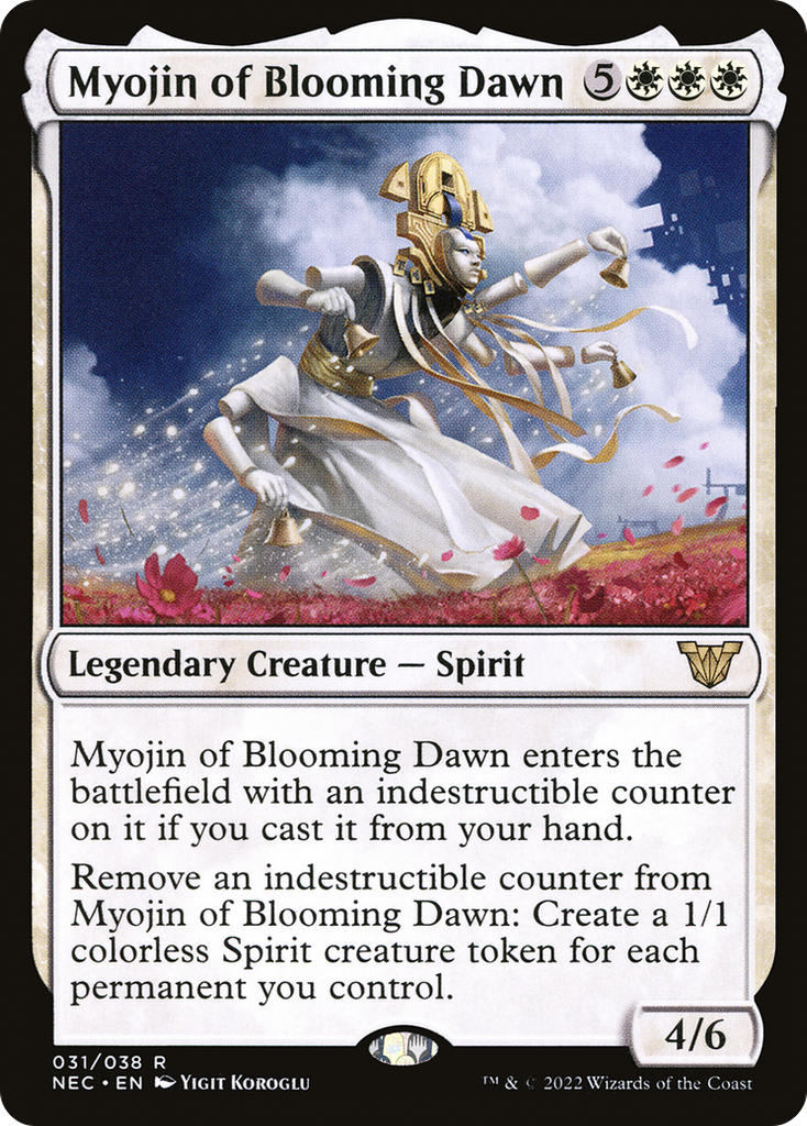 Magic: The Gathering - Myojin of Blooming Dawn - Neon Dynasty Commander