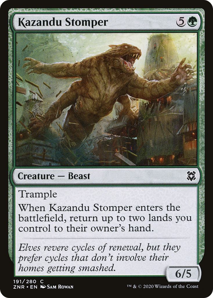 Magic: The Gathering - Kazandu Stomper - Zendikar Rising