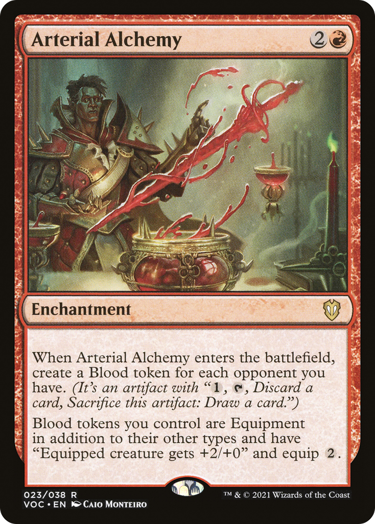 Magic: The Gathering - Arterial Alchemy - Crimson Vow Commander