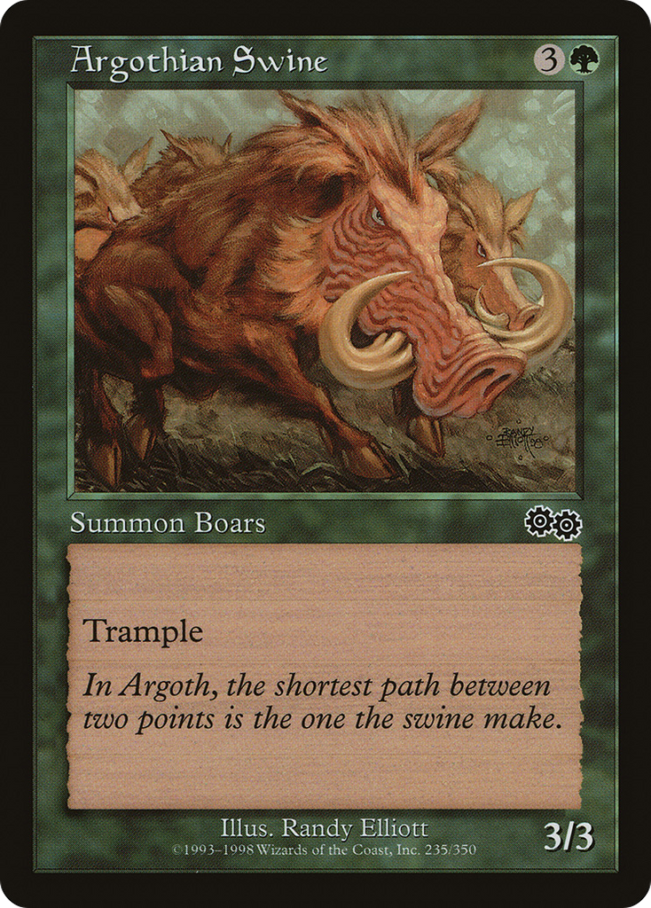 Magic: The Gathering - Argothian Swine - Urza's Saga