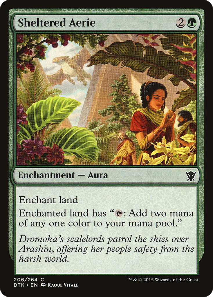 Magic: The Gathering - Sheltered Aerie - Dragons of Tarkir