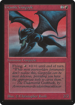 Magic: The Gathering - Granite Gargoyle - Limited Edition Beta