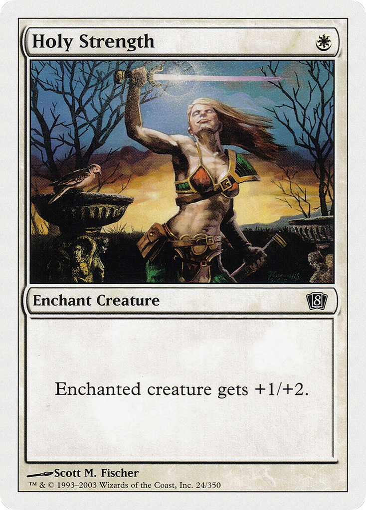 Magic: The Gathering - Holy Strength - Eighth Edition