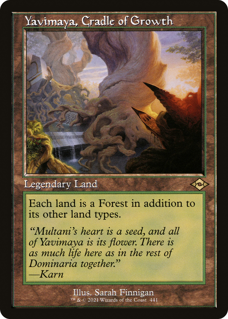 Magic: The Gathering - Yavimaya, Cradle of Growth Foil - Modern Horizons 2