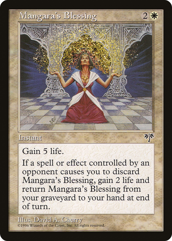 Magic: The Gathering - Mangara's Blessing - Mirage