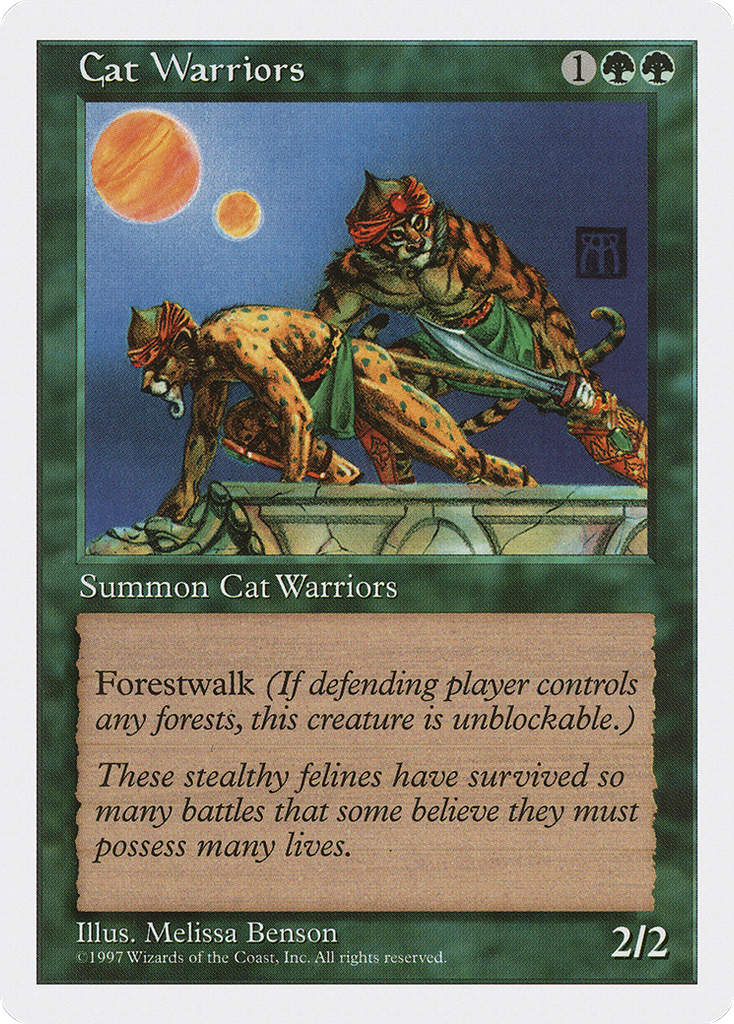 Magic: The Gathering - Cat Warriors - Fifth Edition