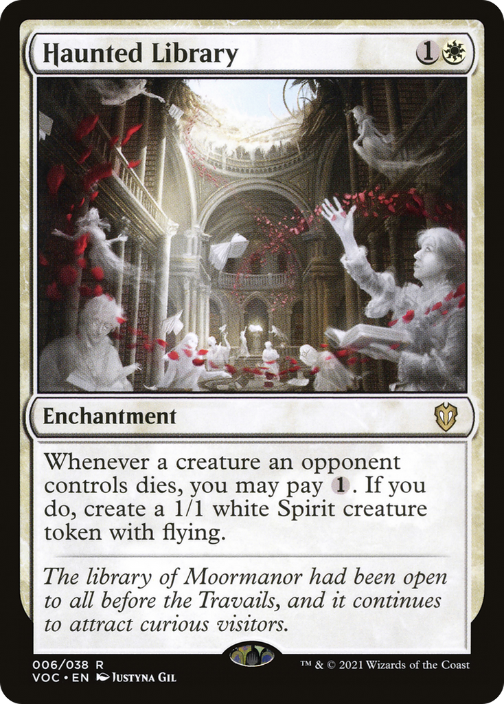 Magic: The Gathering - Haunted Library - Crimson Vow Commander