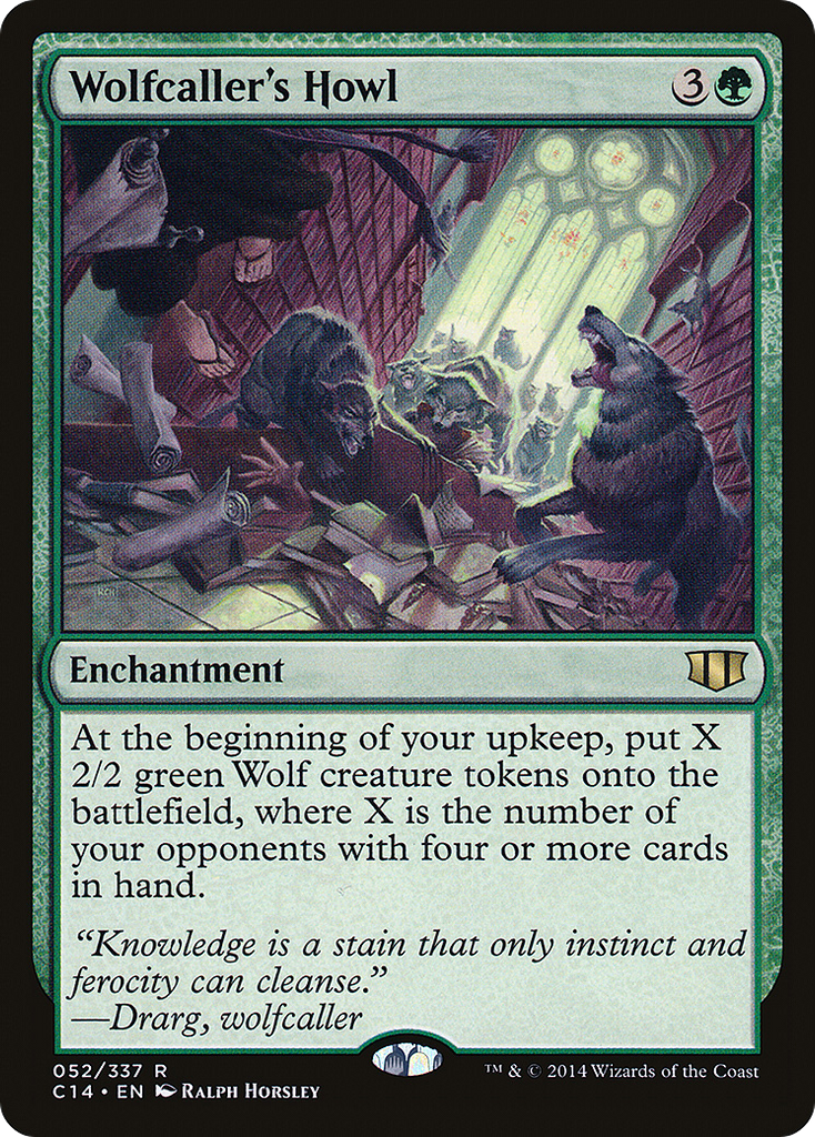 Magic: The Gathering - Wolfcaller's Howl - Commander 2014