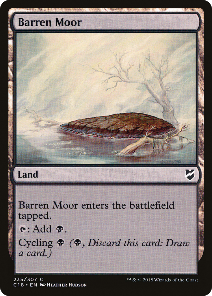 Magic: The Gathering - Barren Moor - Commander 2018