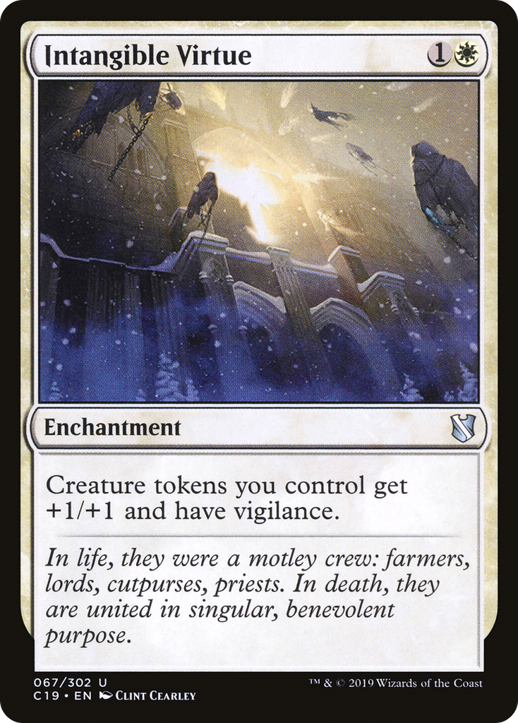 Magic: The Gathering - Intangible Virtue - Commander 2019