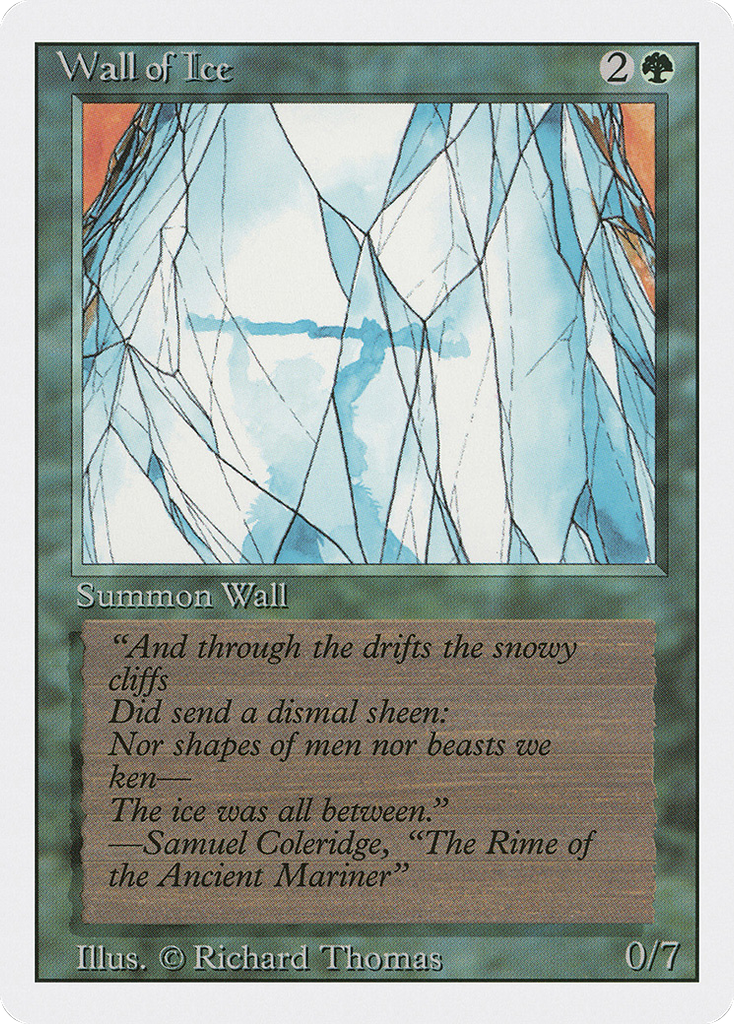 Magic: The Gathering - Wall of Ice - Revised Edition