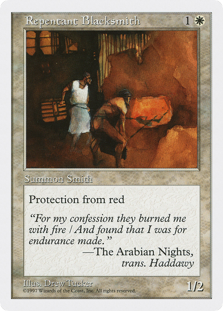 Magic: The Gathering - Repentant Blacksmith - Fifth Edition