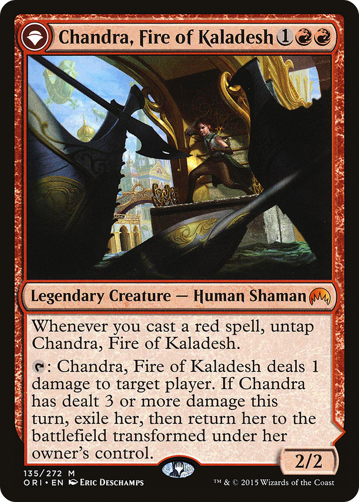 Magic: The Gathering - Chandra, Fire of Kaladesh // Chandra, Roaring Flame - Magic Origins