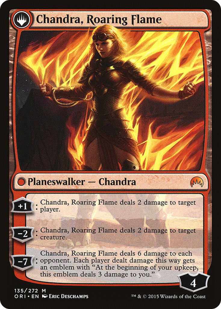 Magic: The Gathering - Chandra, Fire of Kaladesh // Chandra, Roaring Flame - Magic Origins