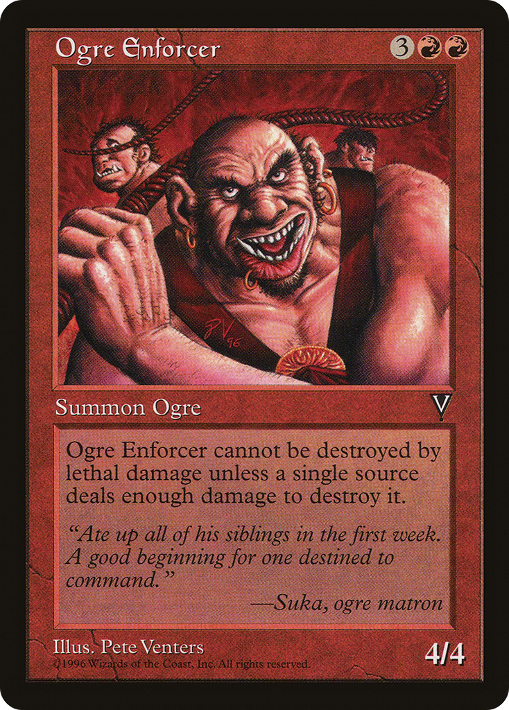 Magic: The Gathering - Ogre Enforcer - Visions
