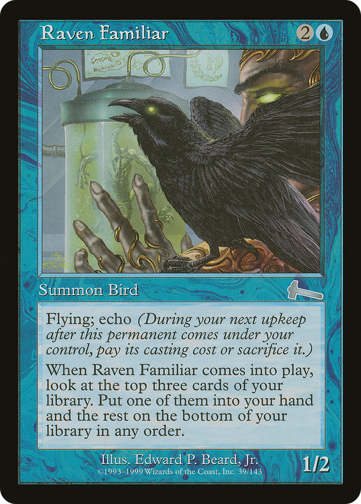 Magic: The Gathering - Raven Familiar - Urza's Legacy