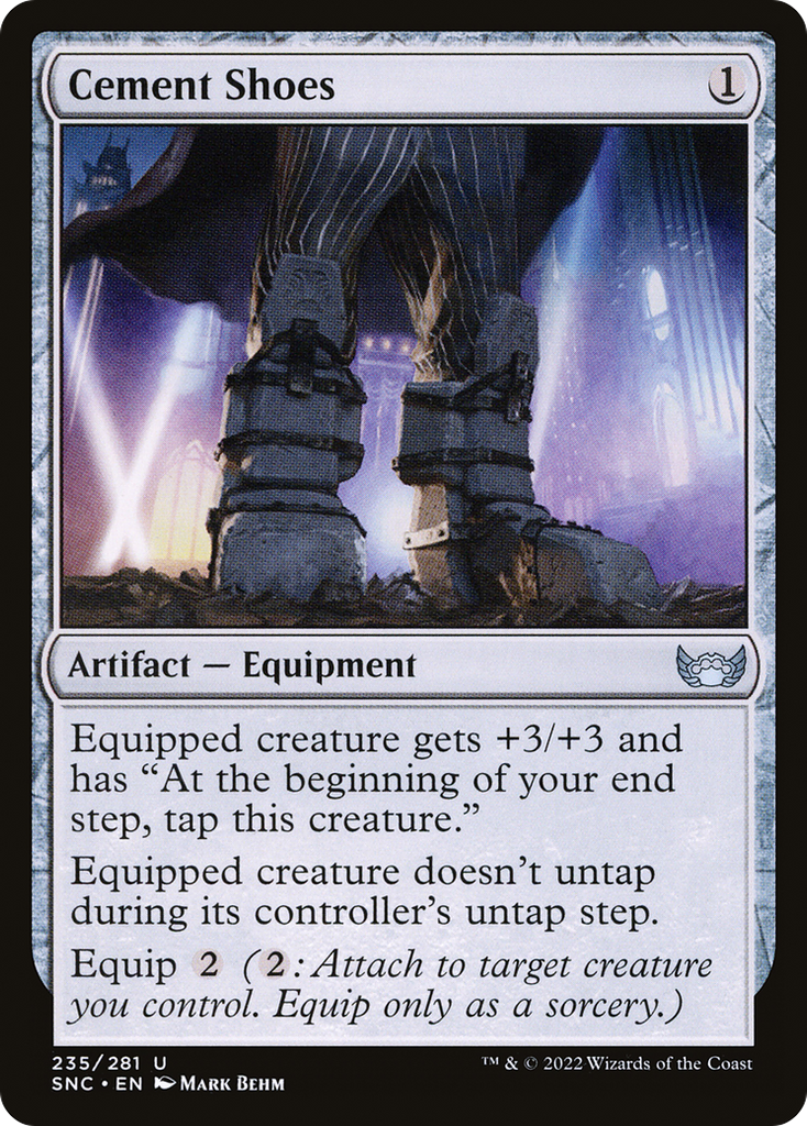 Magic: The Gathering - Cement Shoes - Streets of New Capenna