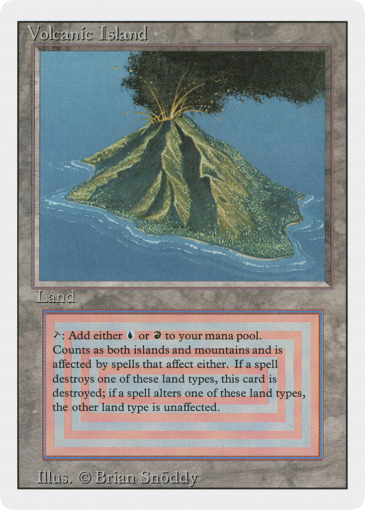 Magic: The Gathering - Volcanic Island - Revised Edition