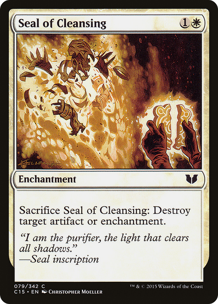 Magic: The Gathering - Seal of Cleansing - Commander 2015
