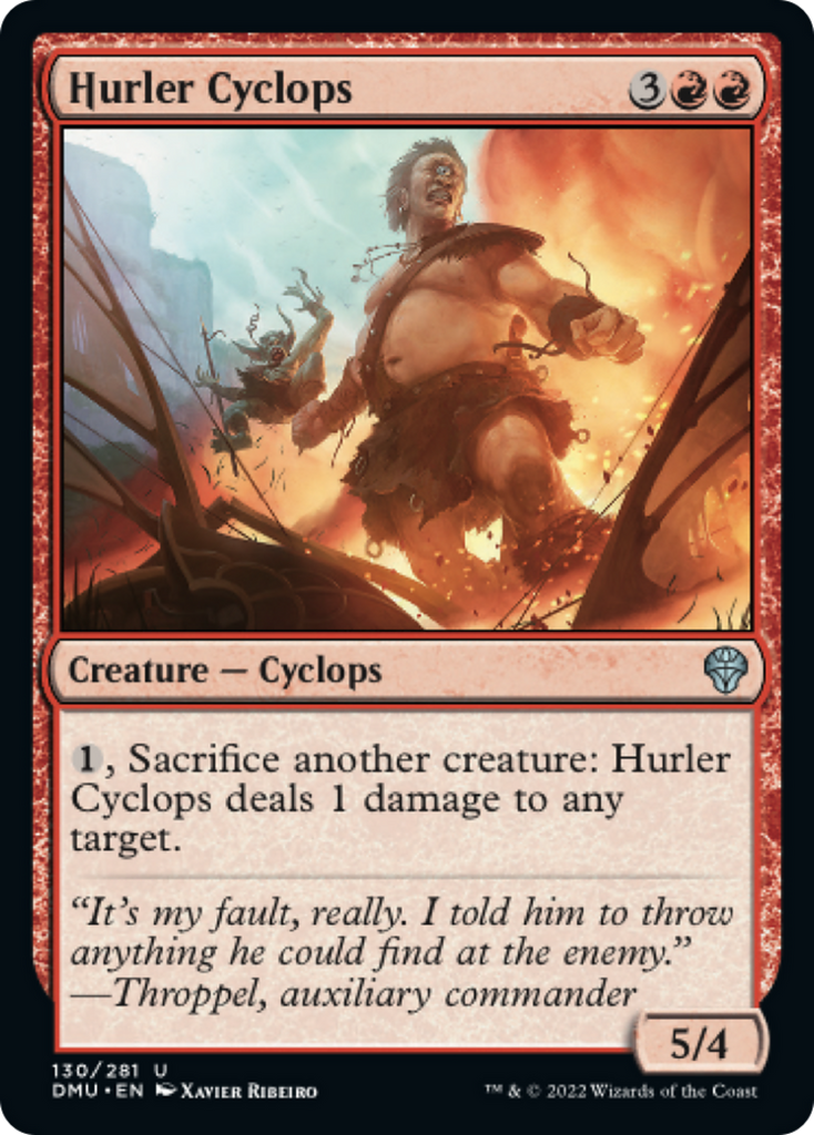 Magic: The Gathering - Hurler Cyclops - Dominaria United