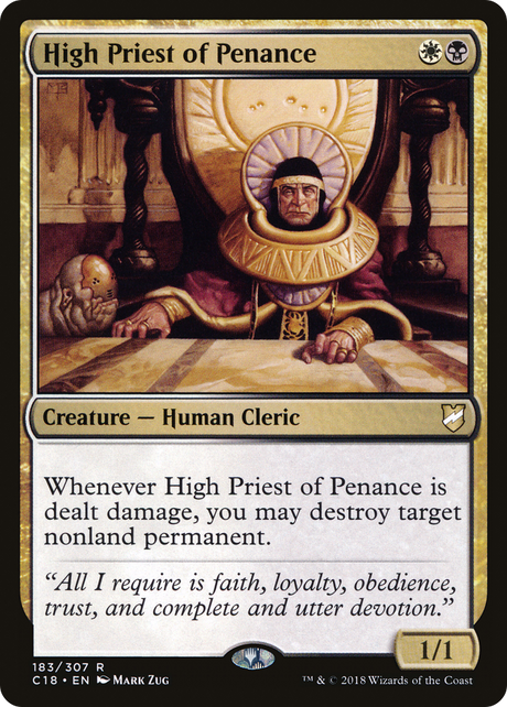Magic: The Gathering - High Priest of Penance - Commander 2018