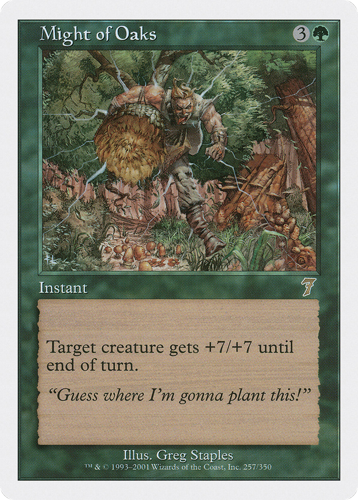 Magic: The Gathering - Might of Oaks - Seventh Edition