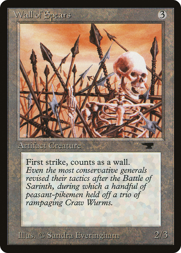 Magic: The Gathering - Wall of Spears - Antiquities