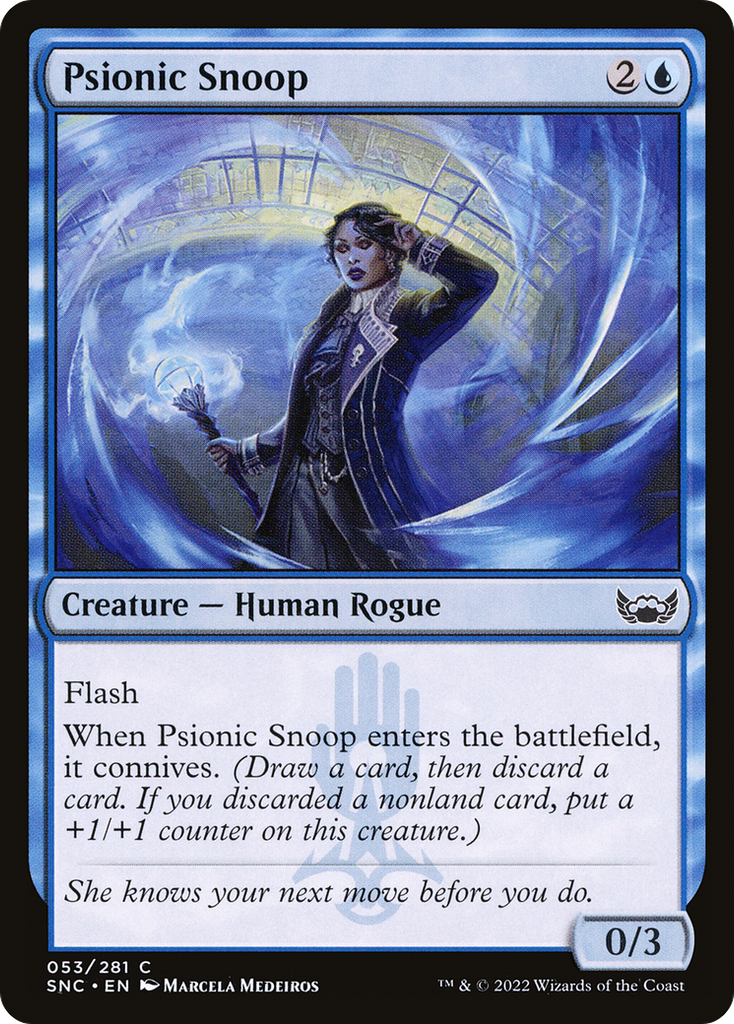 Magic: The Gathering - Psionic Snoop Foil - Streets of New Capenna