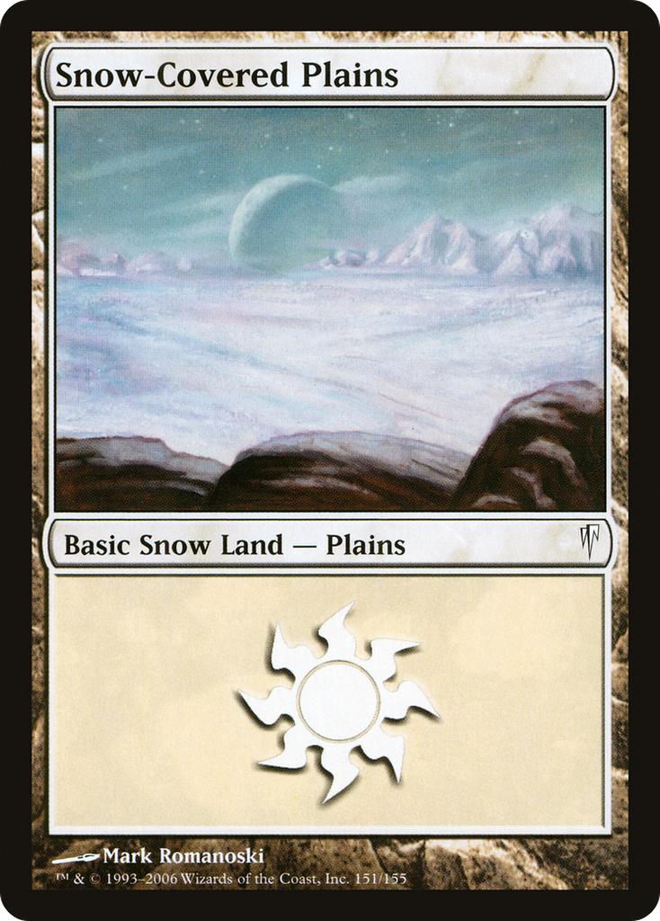Magic: The Gathering - Snow-Covered Plains - Coldsnap