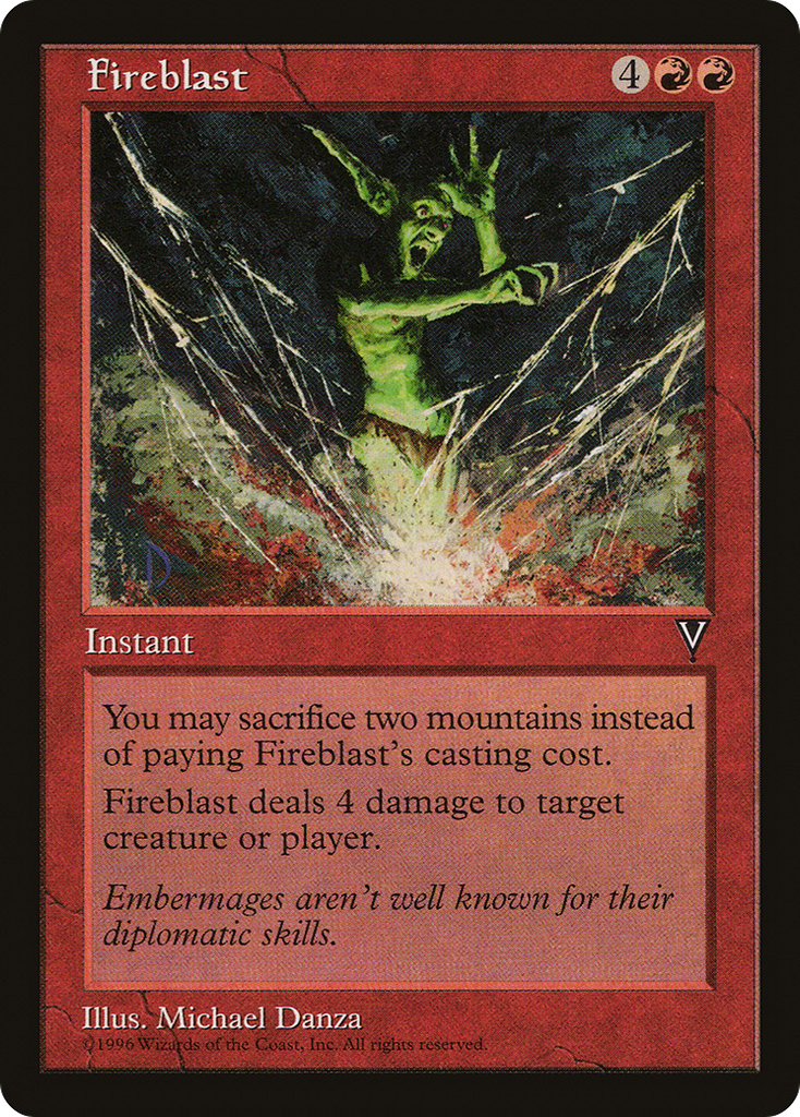 Magic: The Gathering - Fireblast - Visions