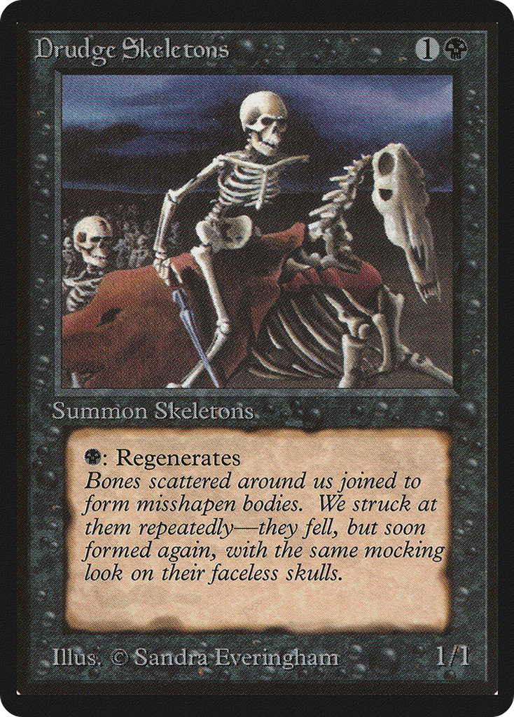 Magic: The Gathering - Drudge Skeletons - Limited Edition Beta
