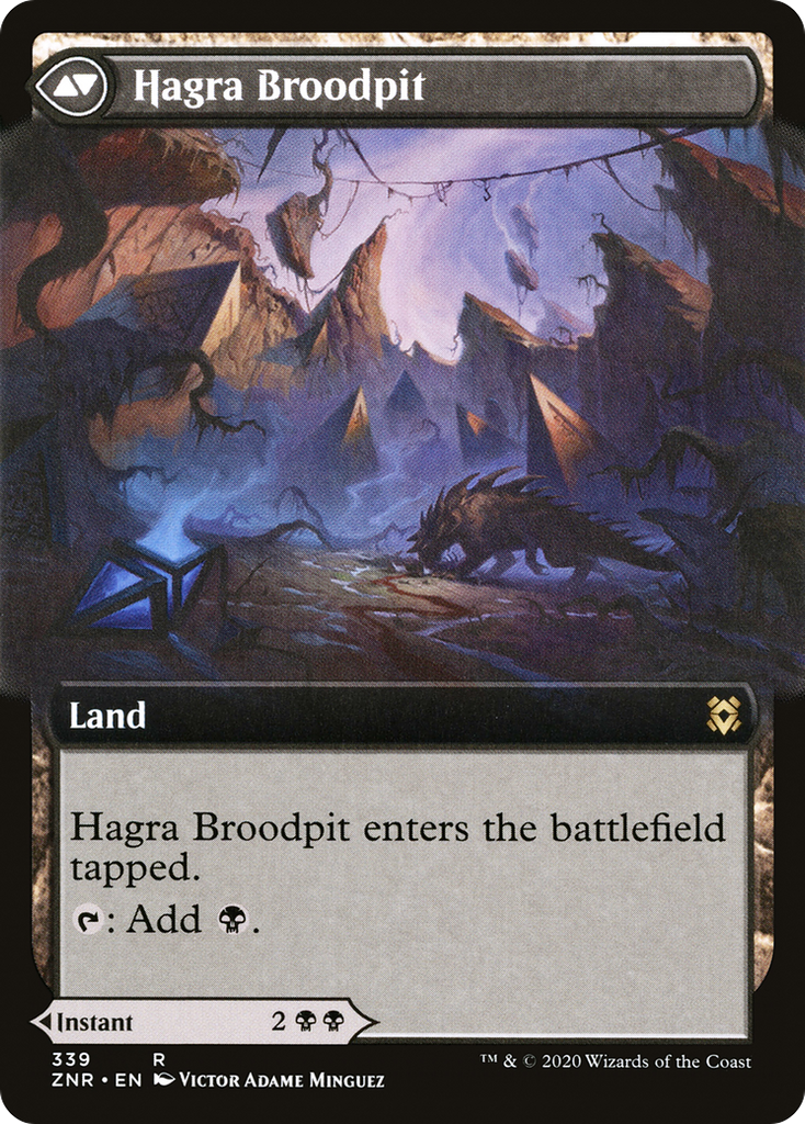 Magic: The Gathering - Hagra Mauling // Hagra Broodpit - Zendikar Rising