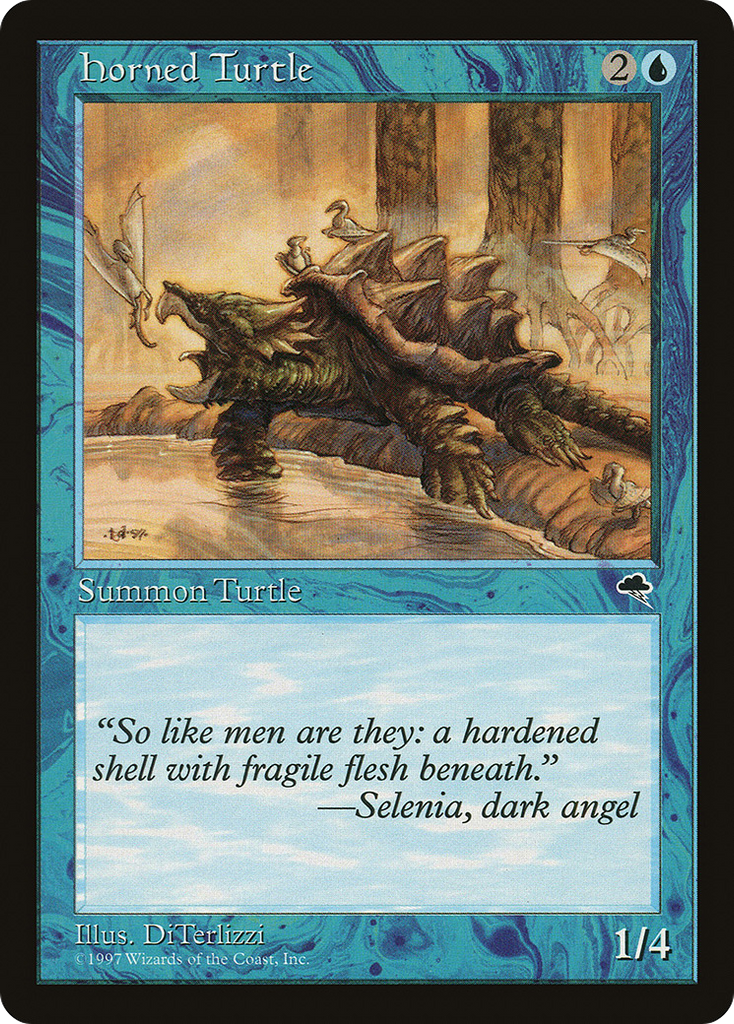 Magic: The Gathering - Horned Turtle - Tempest