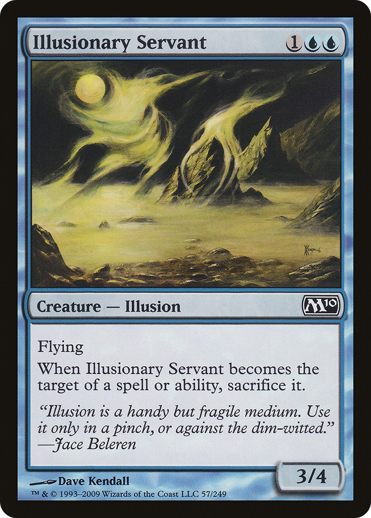 Magic: The Gathering - Illusionary Servant - Magic 2010