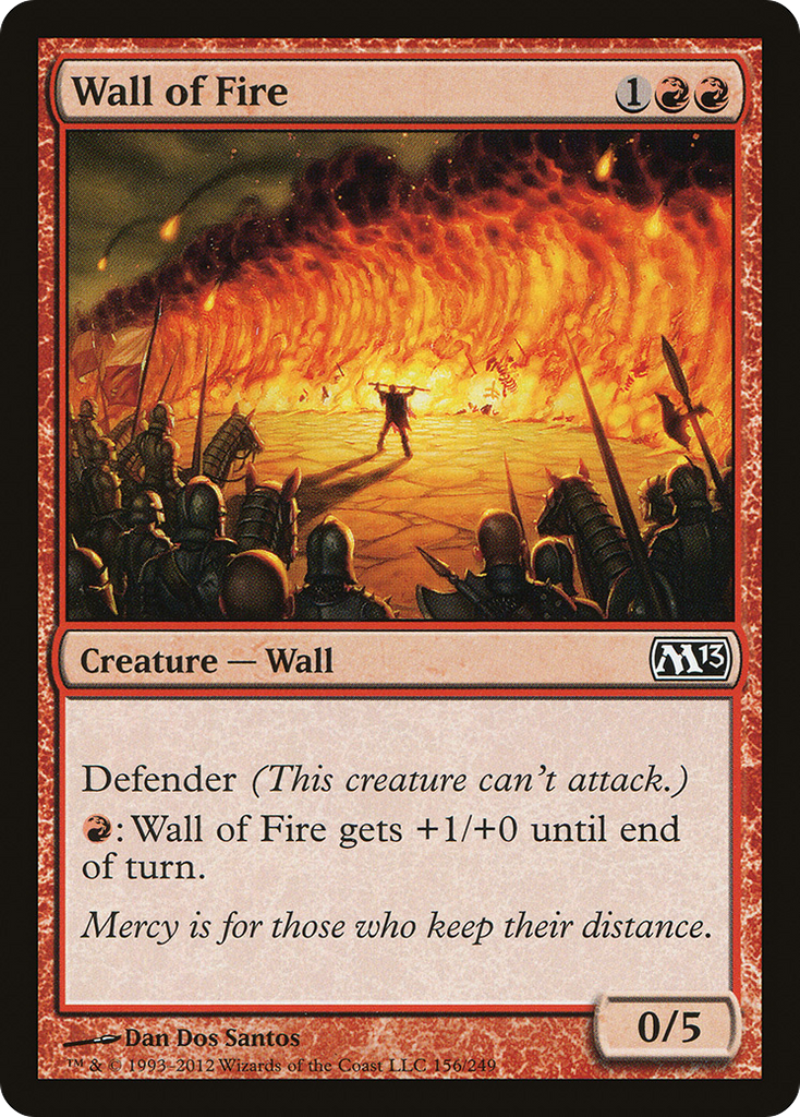 Magic: The Gathering - Wall of Fire - Magic 2013