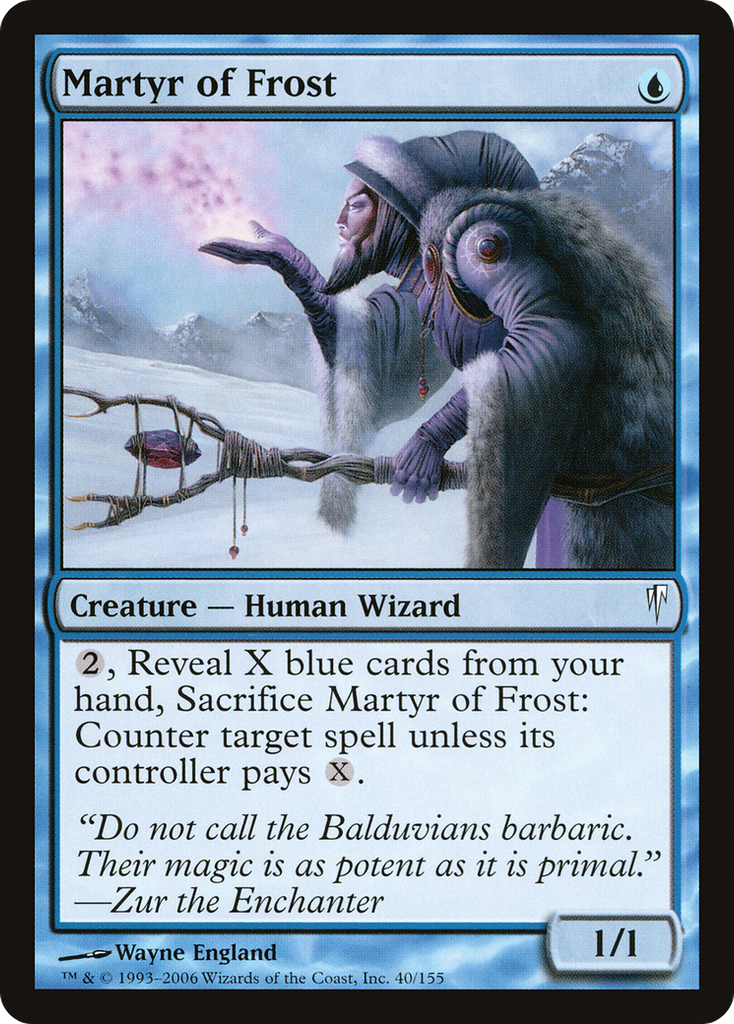 Magic: The Gathering - Martyr of Frost - Coldsnap
