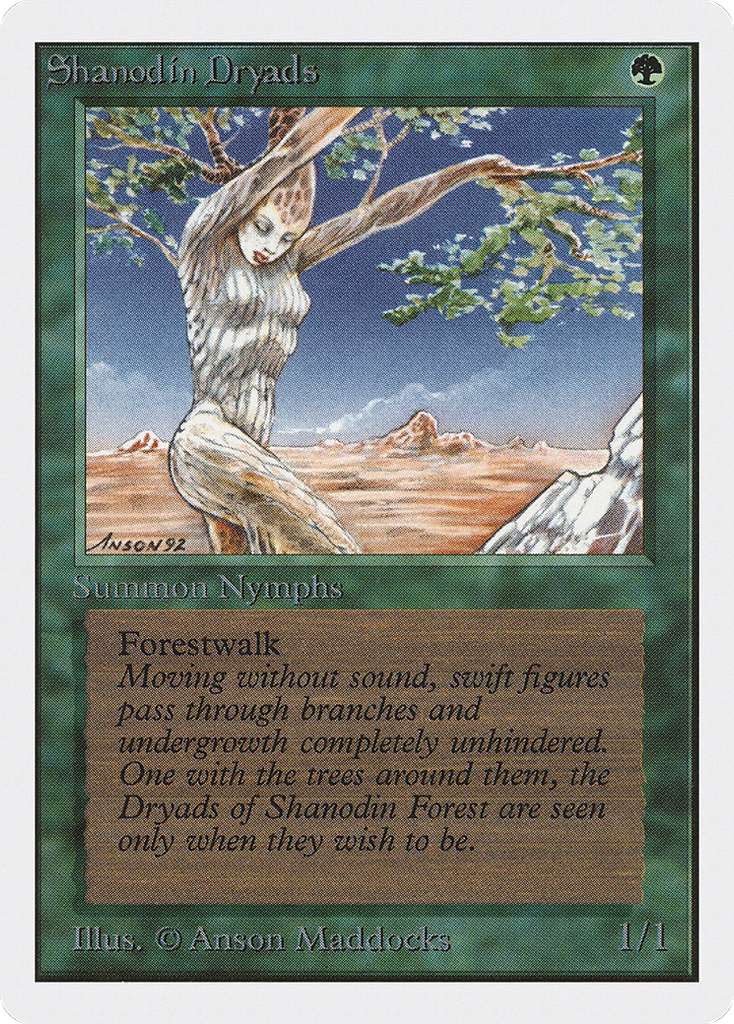 Magic: The Gathering - Shanodin Dryads - Unlimited Edition