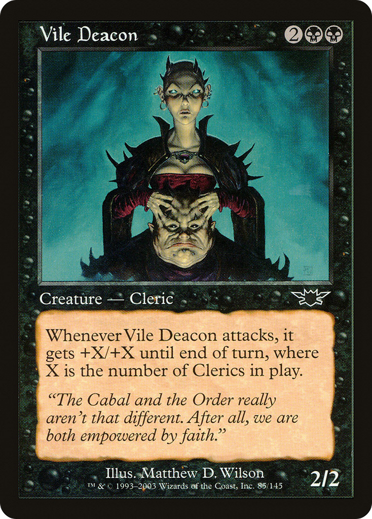 Magic: The Gathering - Vile Deacon - Legions