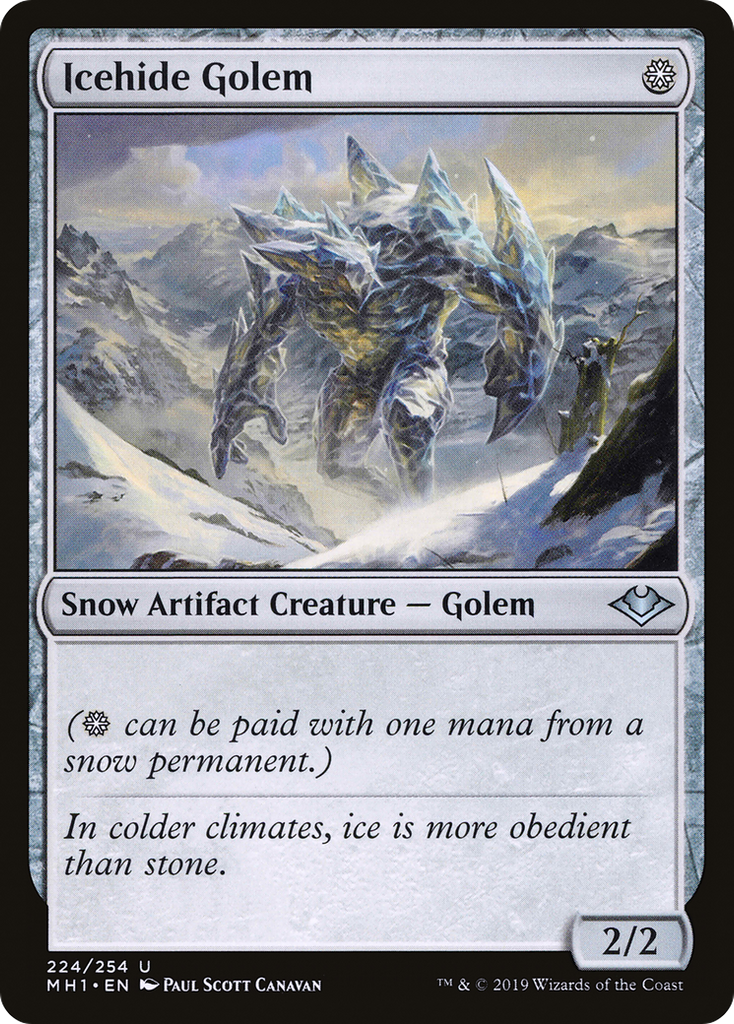 Magic: The Gathering - Icehide Golem Foil - Modern Horizons