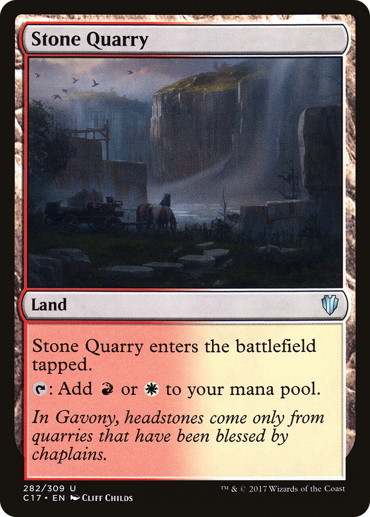 Magic: The Gathering - Stone Quarry - Commander 2017