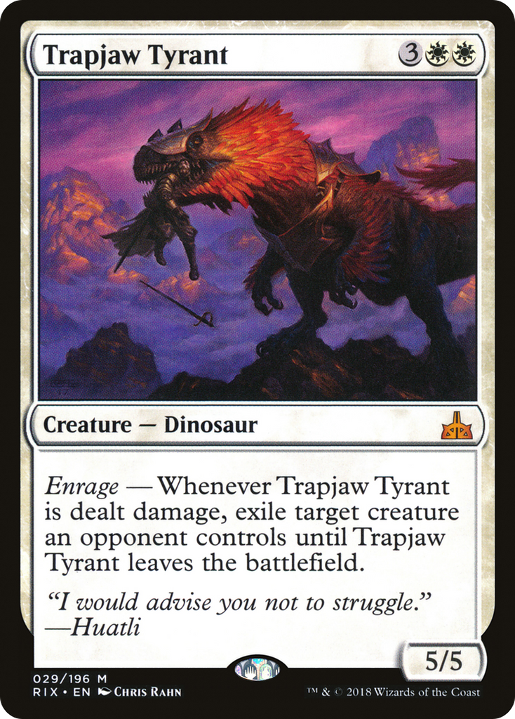 Magic: The Gathering - Trapjaw Tyrant - Rivals of Ixalan