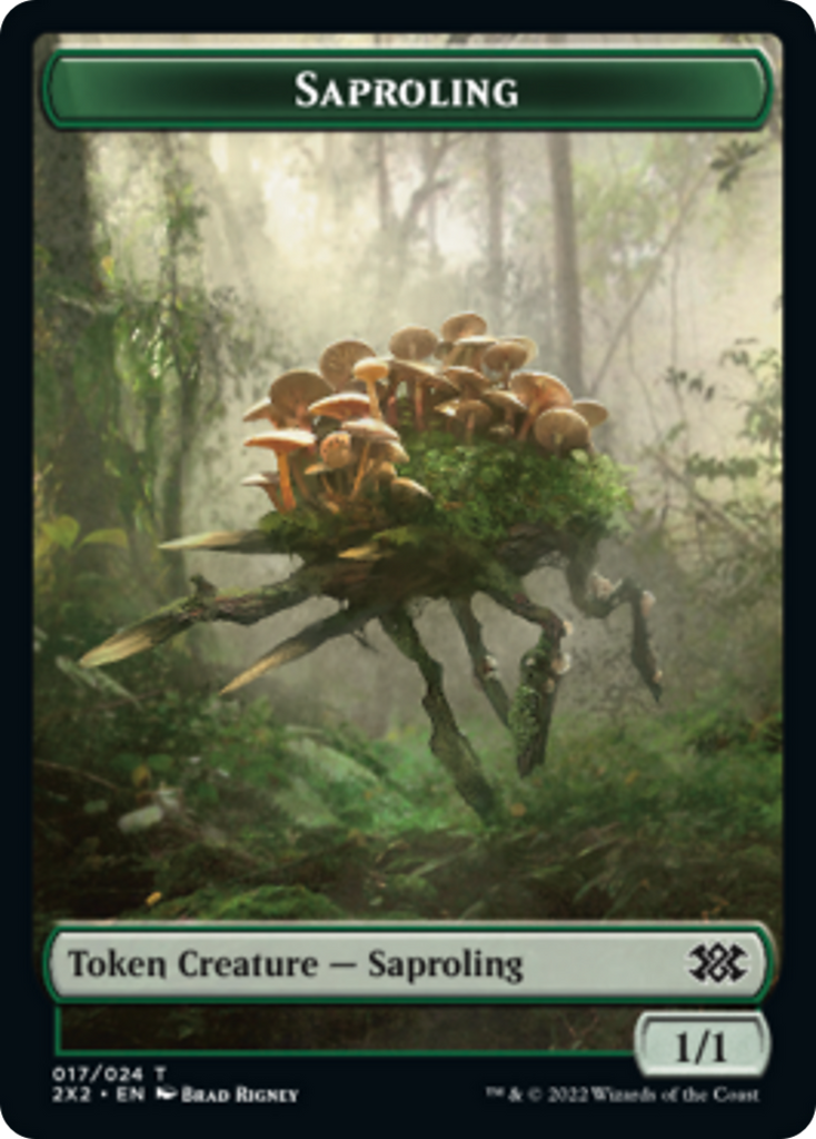 Magic: The Gathering - Saproling Token - Double Masters 2022 Tokens