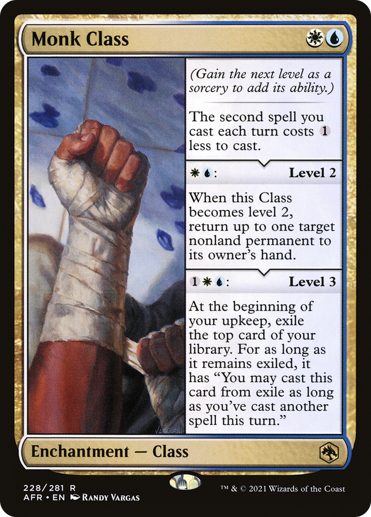 Magic: The Gathering - Monk Class - Adventures in the Forgotten Realms