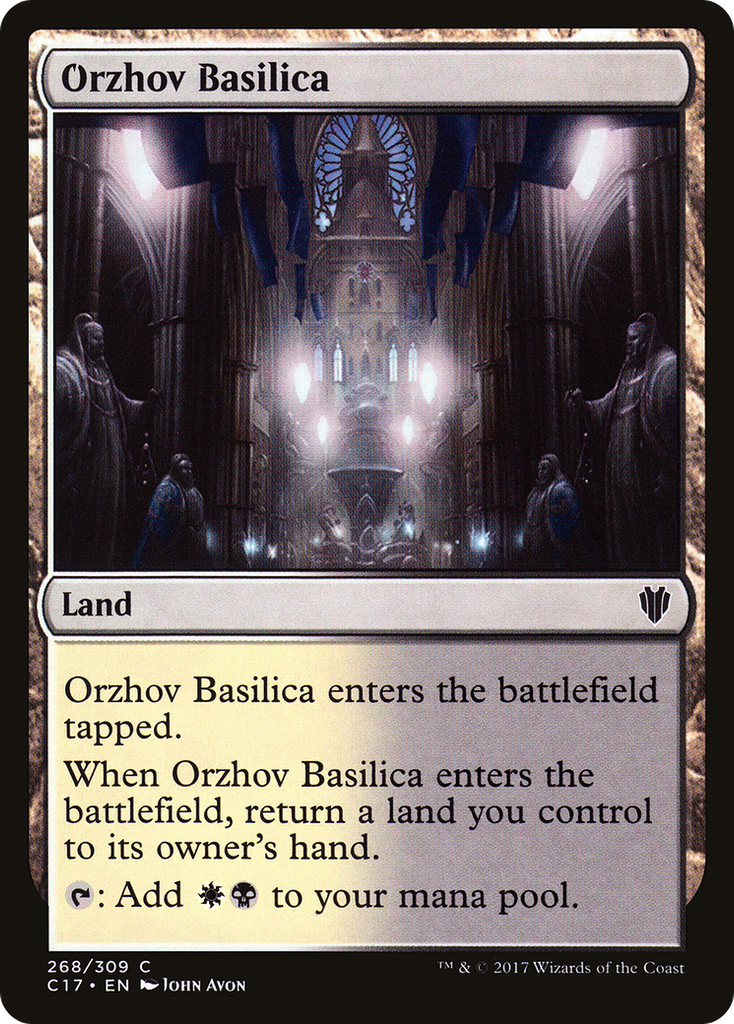 Magic: The Gathering - Orzhov Basilica - Commander 2017