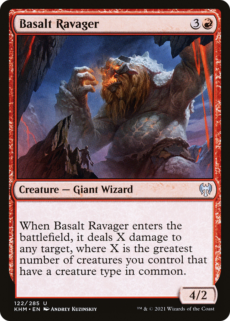 Magic: The Gathering - Basalt Ravager - Kaldheim